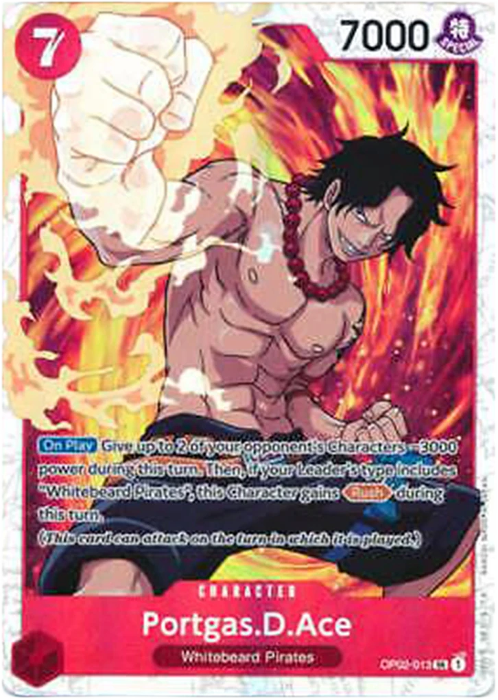 Portgas D. Ace (SR) - OP02-013